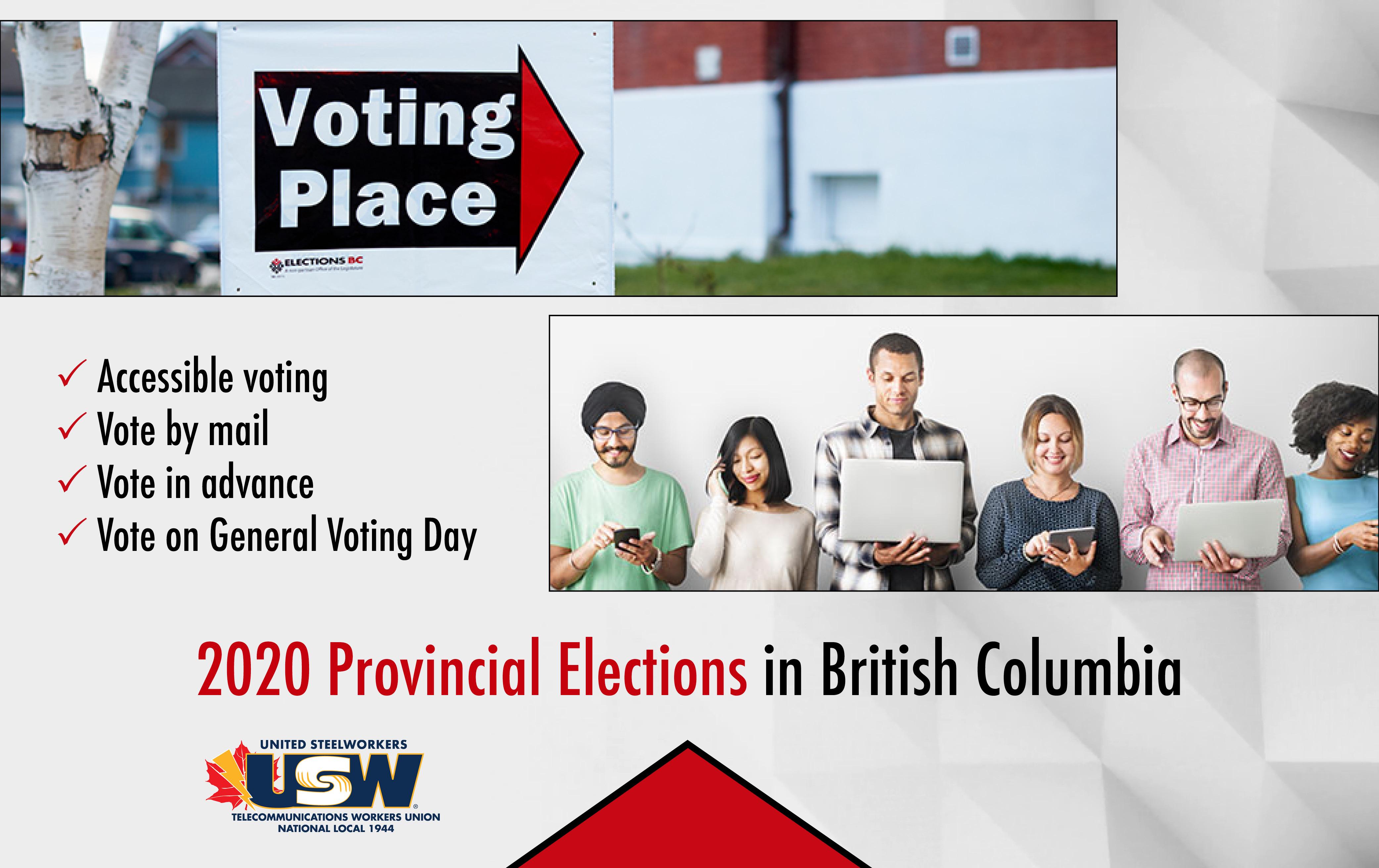 2020 Provincial Elections In British Columbia | UNITED STEELWORKERS ...