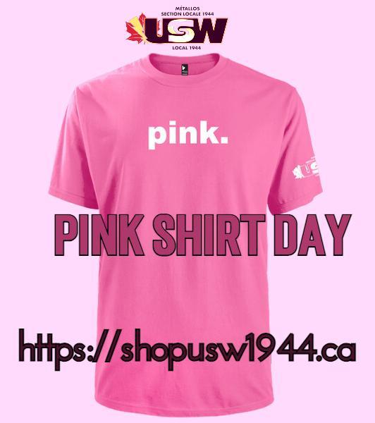 Stand Against Bullying on Pink Shirt Day
